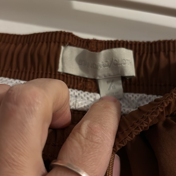 Brown Casual Swim Trunks - Picture 2 of 5